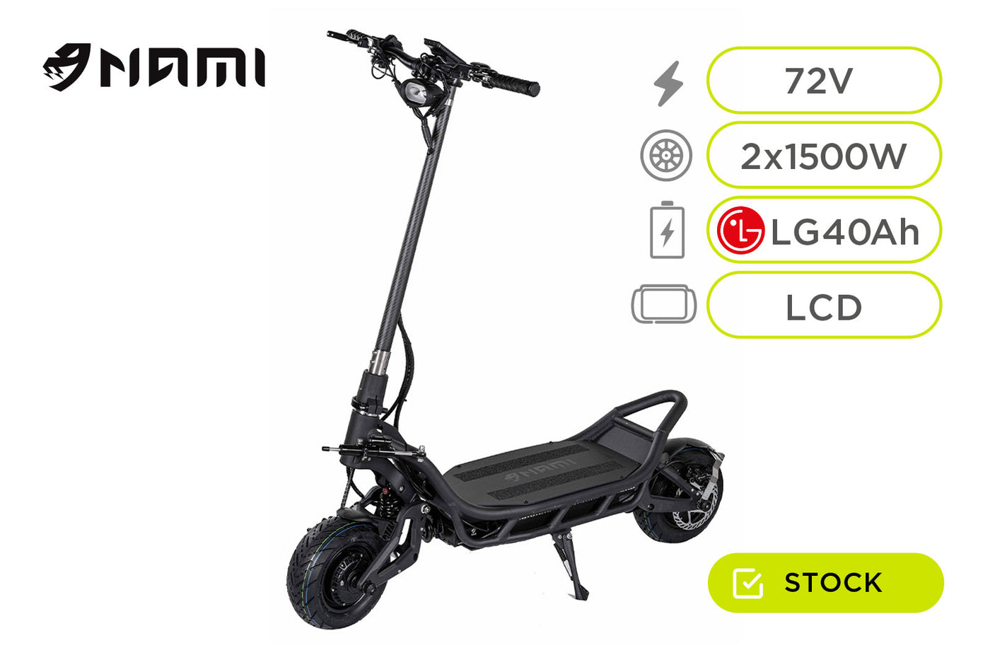 SCOOTER ELÉCTRICO NAMI BURN-E MAX