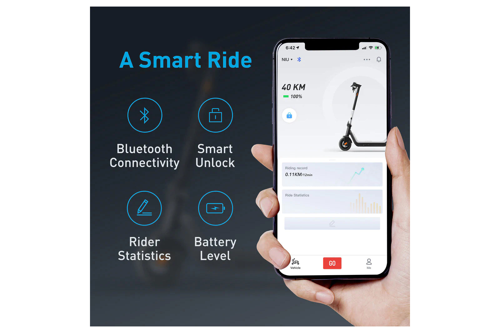 SCOOTER ELÉCTRICO NIU KQi3 Sport